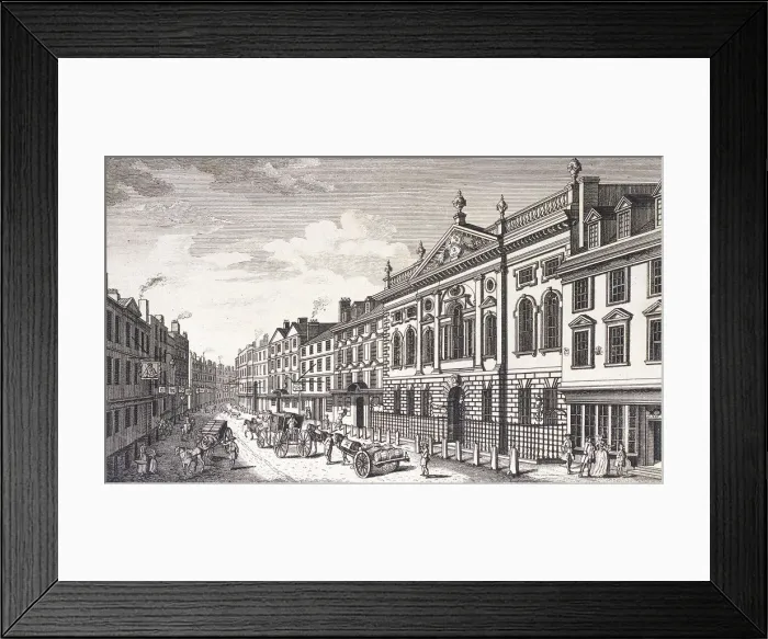 Framed Print : Ironmongers Hall, Fenchurch Street, London, c1750 Framed Print : Ironmongers Hall, Fenchurch Street, London, c1750