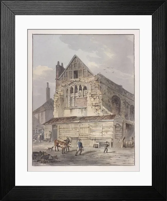 Framed Print : Leadenhall Chapel, London, c1810. Artist: George Shepherd Framed Print : Leadenhall Chapel, London, c1810. Artist: George Shepherd