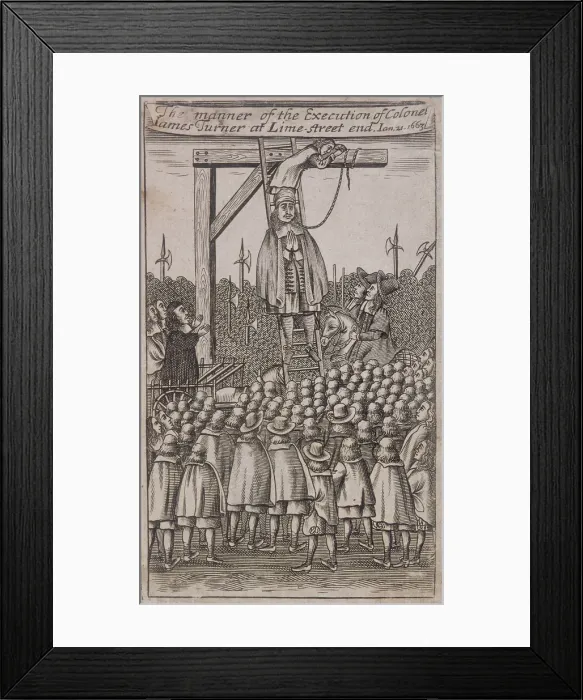 Framed Print : Leadenhall Street, London, (1664?) Framed Print : Leadenhall Street, London, (1664?)