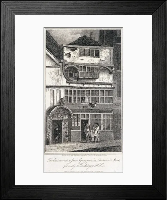 Framed Print : Leadenhall Street, London, 1811 Framed Print : Leadenhall Street, London, 1811