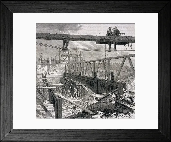 Framed Print : Holborn Viaduct, London, 1869. Artist: CC Framed Print : Holborn Viaduct, London, 1869. Artist: CC