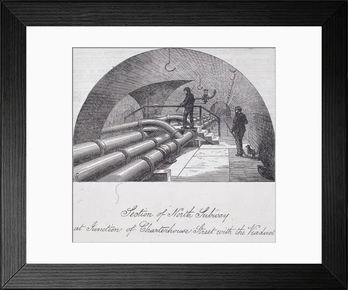 Framed Print : Holborn Viaduct, London, 1871 Framed Print : Holborn Viaduct, London, 1871