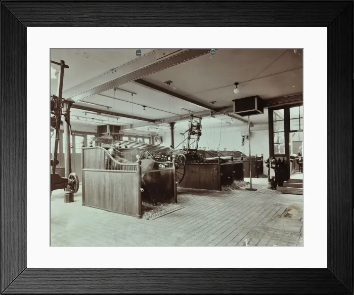 Framed Print : Kensington Fire Station, No 13 Old Court Place, Kensington, London, 1905 Framed Print : Kensington Fire Station, No 13 Old Court Place, Kensington, London, 1905