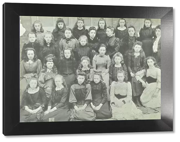 Class photograph, Bloomfield Road Girls School, Plumstead, London, 1891
