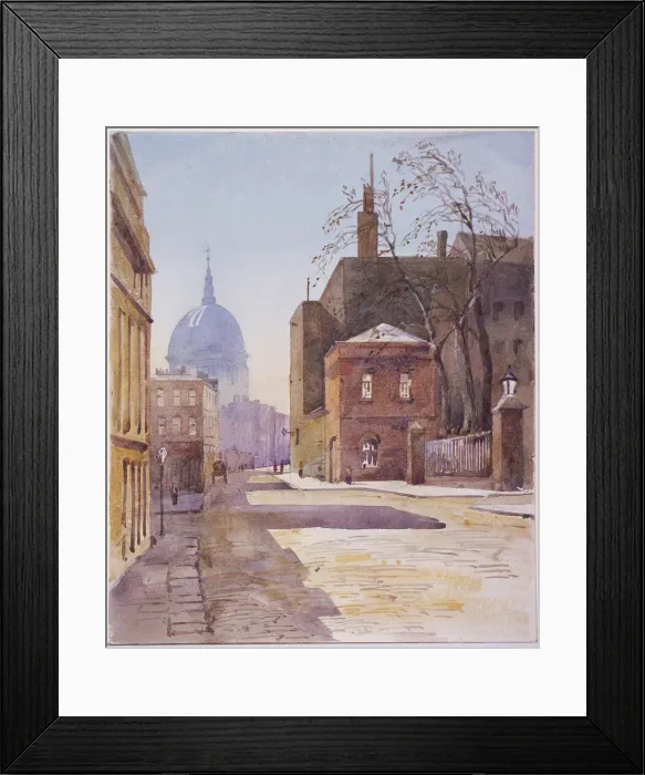 Framed Print : Little Britain, London, 1895 Framed Print : Little Britain, London, 1895