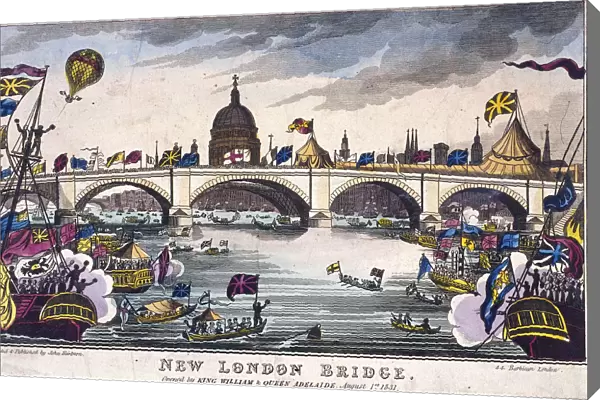 London Bridge (new), London, 1831