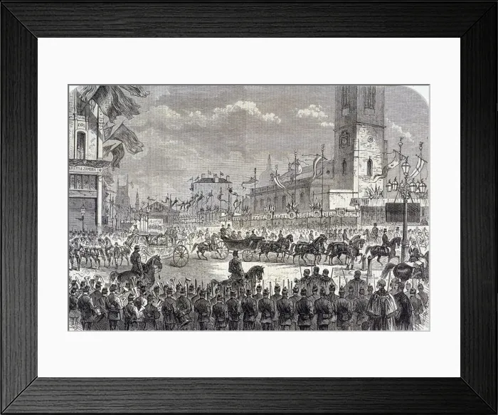 Framed Print : State opening of Holborn Viaduct, London, 1869 Framed Print : State opening of Holborn Viaduct, London, 1869