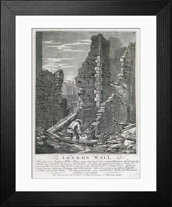 Framed Print : Ludgate Hill, London, 1792. Artist: John Thomas Smith Framed Print : Ludgate Hill, London, 1792. Artist: John Thomas Smith