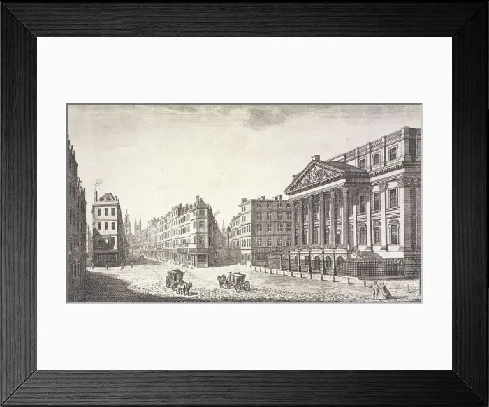 Framed Print : Mansion House (exterior), London, c1751 Framed Print : Mansion House (exterior), London, c1751
