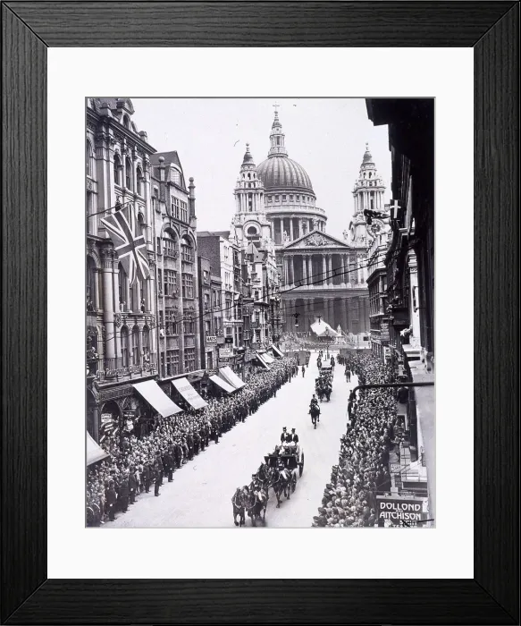 Framed Print : Re-opening of St Pauls Cathedral, London, 1930 Framed Print : Re-opening of St Pauls Cathedral, London, 1930