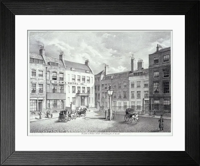 Framed Print : Salisbury Square, London, c1830 Framed Print : Salisbury Square, London, c1830