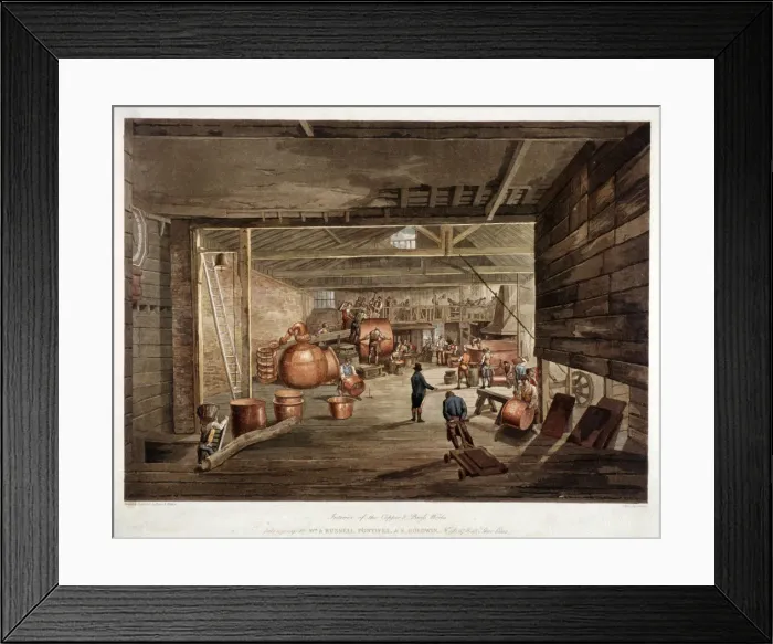Framed Print : Shoe Lane, London, c1806. Artist: William Henry Pyne Framed Print : Shoe Lane, London, c1806. Artist: William Henry Pyne
