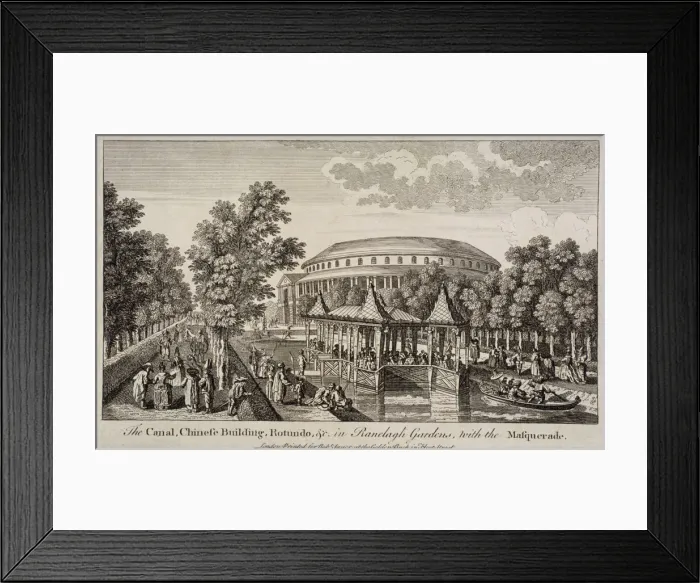 Framed Print : The Chinese Building and Rotunda in Ranelagh Gardens, Chelsea, London, c1750. Artist Framed Print : The Chinese Building and Rotunda in Ranelagh Gardens, Chelsea, London, c1750. Artist