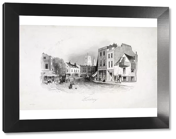 View of Mare Street, Hackney, London, c1860