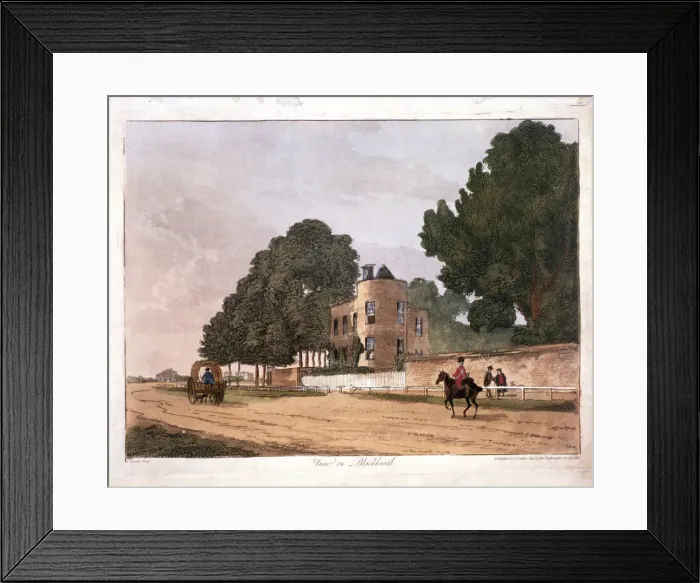 Framed Print : The south lodge at the Rangers House, Greenwich, London, 1812. Artist: Paul Sandby Framed Print : The south lodge at the Rangers House, Greenwich, London, 1812. Artist: Paul Sandby