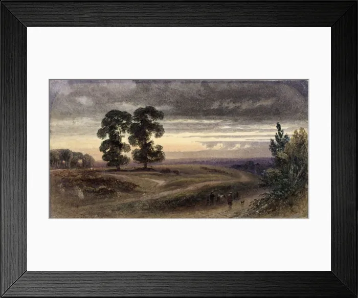 Framed Print : General view of Hampstead, London, 1849. Artist: George Henry Hine Framed Print : General view of Hampstead, London, 1849. Artist: George Henry Hine