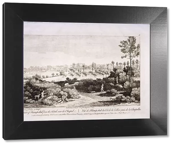 View of Hampstead Heath, Hampstead, London, 1752. Artist: Francesco Bartolozzi