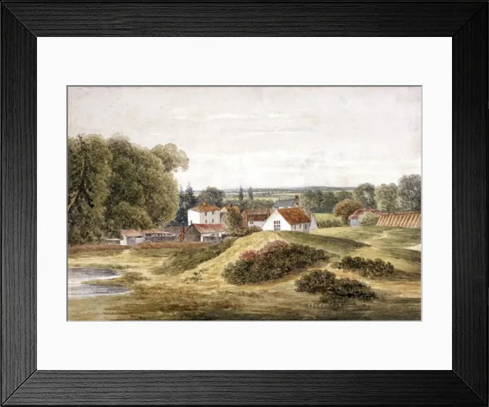 Framed Print : The Spaniards Inn, Hampstead Heath, Hampstead, London, c1820. Artist: John Cawthorn Framed Print : The Spaniards Inn, Hampstead Heath, Hampstead, London, c1820. Artist: John Cawthorn