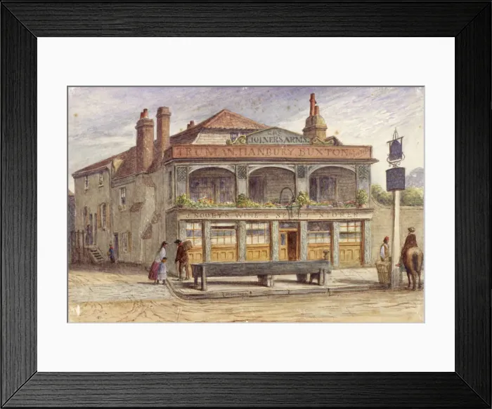Framed Print : Camberwell, London, 1850. Artist: JT Wilson Framed Print : Camberwell, London, 1850. Artist: JT Wilson