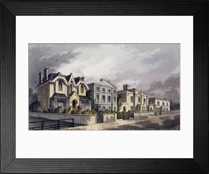 Framed Print : Herne Hill, Camberwell, London, 1825