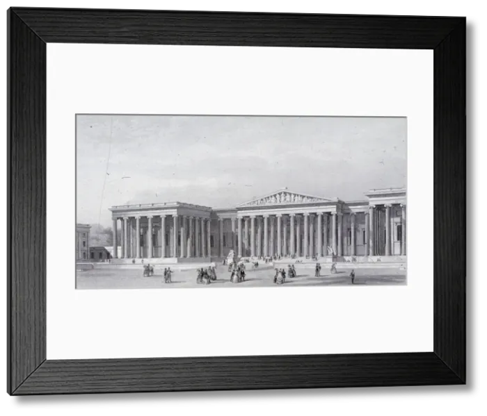 Framed Print : British Museum, Holborn, London, 1852. Artist: Henry Adlard Framed Print : British Museum, Holborn, London, 1852. Artist: Henry Adlard