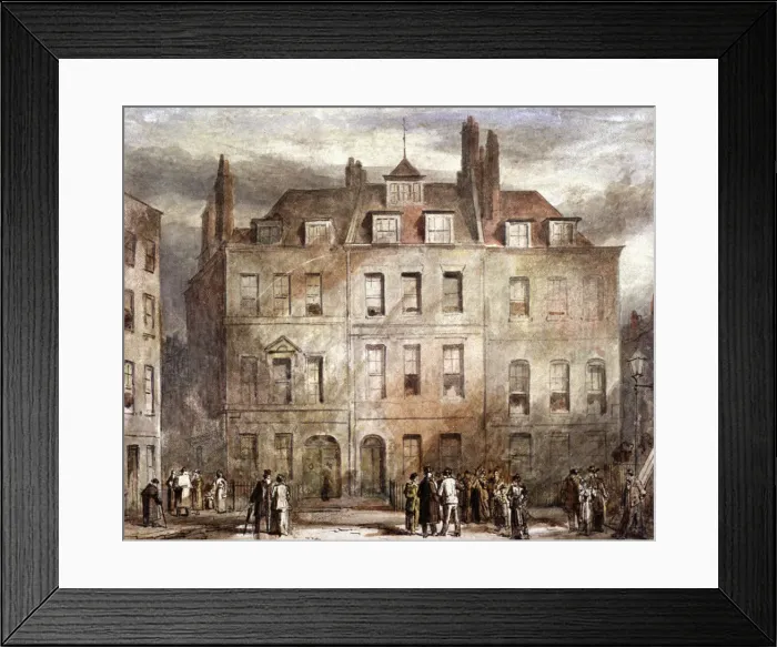 Framed Print : Sheriffs Court, Red Lion Square, Holborn, London, c1828. Artist: George Sidney Shepherd Framed Print : Sheriffs Court, Red Lion Square, Holborn, London, c1828. Artist: George Sidney Shepherd