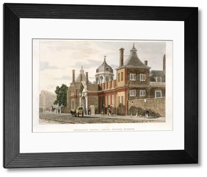 Framed Print : British Museum, Holborn, London, c1810. Artist: Rudolph Ackermann Framed Print : British Museum, Holborn, London, c1810. Artist: Rudolph Ackermann