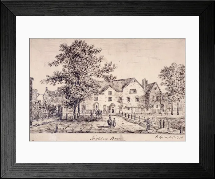 Framed Print : Highbury Barn, Islington, London, 1770 Framed Print : Highbury Barn, Islington, London, 1770