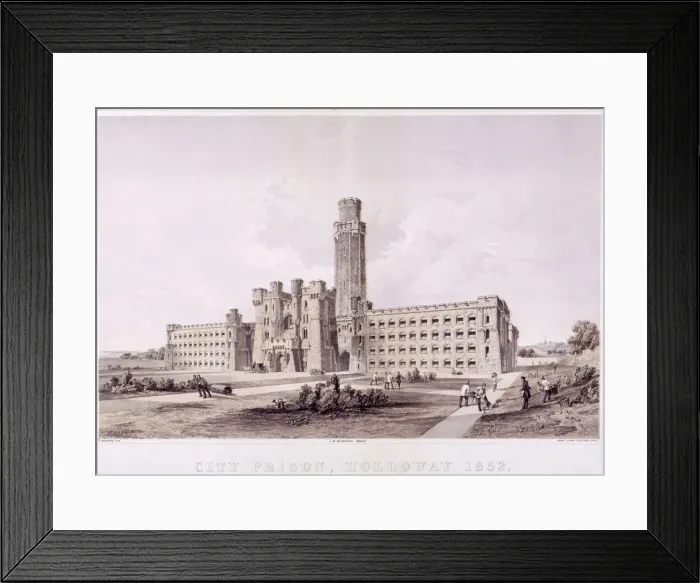 Framed Print : Holloway Prison, Islington, London, 1852 Framed Print : Holloway Prison, Islington, London, 1852