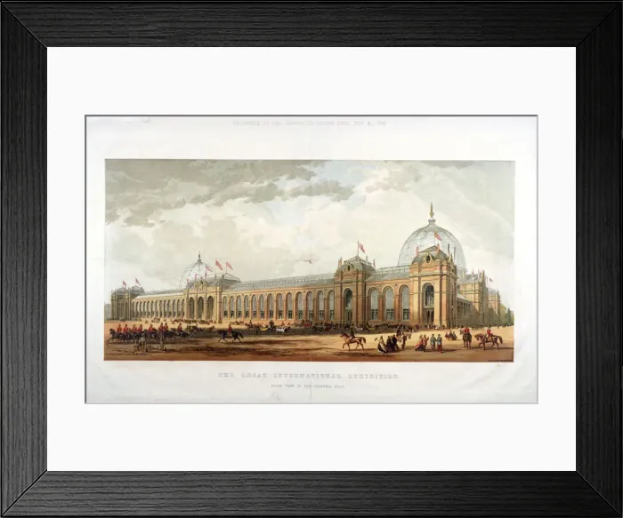 Framed Print : Cromwell Road, Kensington, London, 1862 Framed Print : Cromwell Road, Kensington, London, 1862