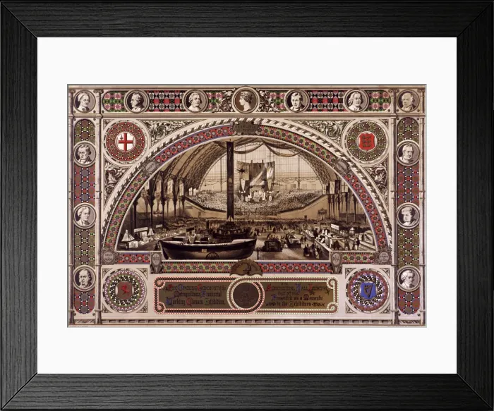 Framed Print : Upper Street, Islington, London, 1866. Artist: Williams & Co Framed Print : Upper Street, Islington, London, 1866. Artist: Williams & Co