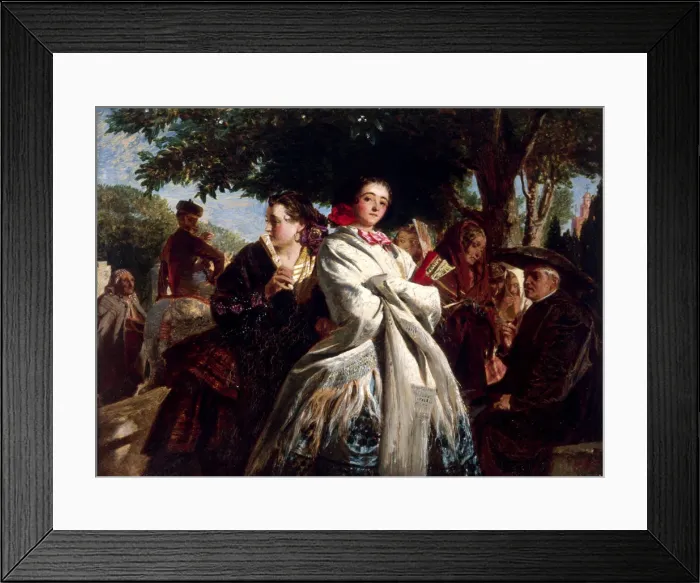 Framed Print : The Huff, 1859. Artist: John Phillip Framed Print : The Huff, 1859. Artist: John Phillip