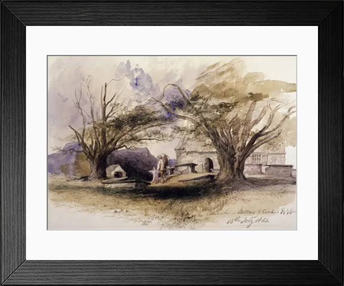 Framed Print : The Church, Bettws-y-Coed, 1850; Bettws-y-Coed, Gywnedd, Wales Framed Print : The Church, Bettws-y-Coed, 1850; Bettws-y-Coed, Gywnedd, Wales