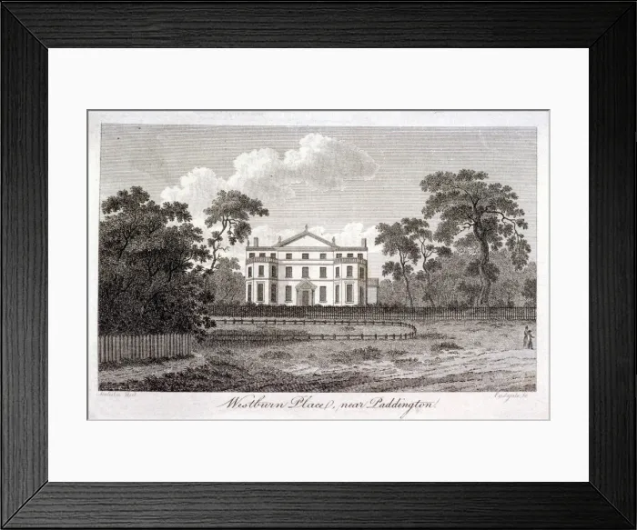 Framed Print : Westbourne Green, Paddington, London, c1808. Artist: Eastgate Framed Print : Westbourne Green, Paddington, London, c1808. Artist: Eastgate
