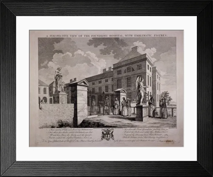 Framed Print : Guilford Street, St Pancras, London, 1749. Artist: Michael Angelo Rooker Framed Print : Guilford Street, St Pancras, London, 1749. Artist: Michael Angelo Rooker