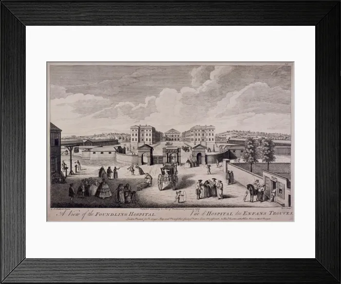 Framed Print : Guilford Street, St Pancras, London, 1753. Artist: Nathaniel Parr Framed Print : Guilford Street, St Pancras, London, 1753. Artist: Nathaniel Parr