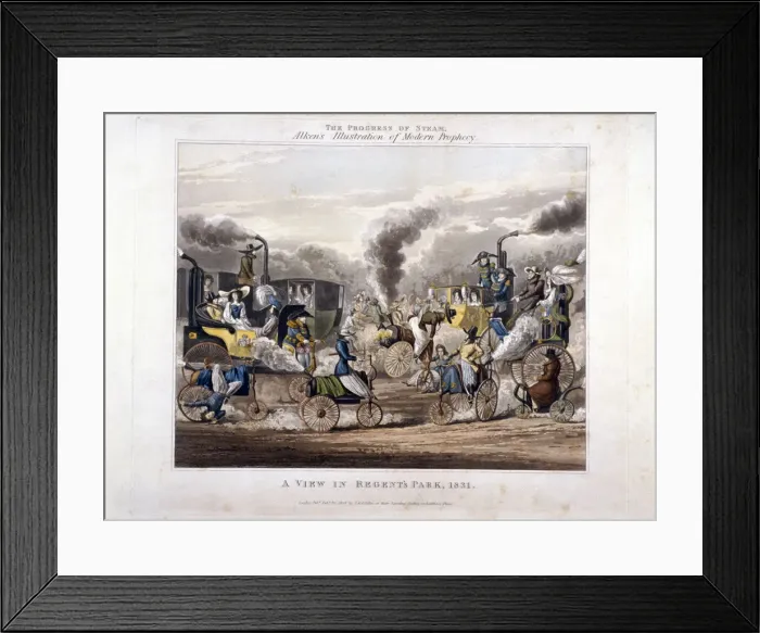 Framed Print : Regents Park, Marylebone, London, 1828 Framed Print : Regents Park, Marylebone, London, 1828