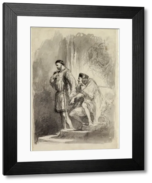 Framed Print : King Richard III, c1856-c1859. Artist: Sir John Gilbert Framed Print : King Richard III, c1856-c1859. Artist: Sir John Gilbert