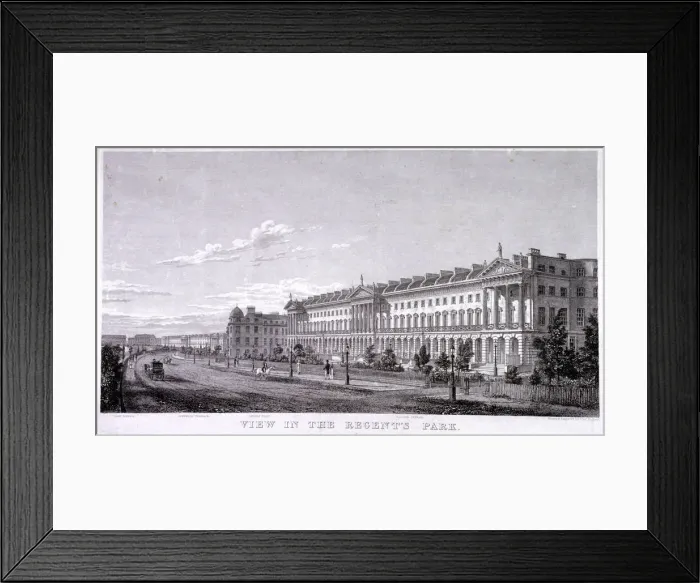 Framed Print : Regents Park, Marylebone, London, c1830. Artist: Thomas Higham Framed Print : Regents Park, Marylebone, London, c1830. Artist: Thomas Higham