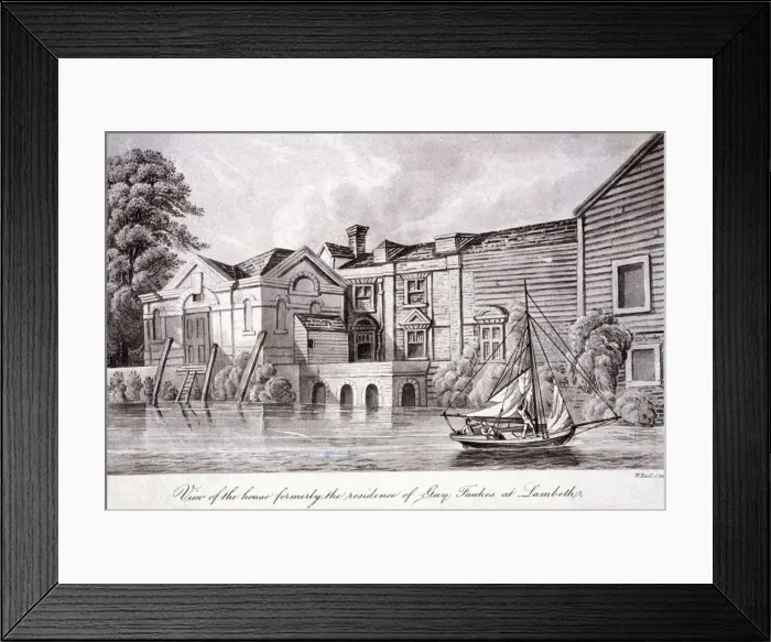 Framed Print : Lambeth, London, c1850. Artist: W Read Framed Print : Lambeth, London, c1850. Artist: W Read