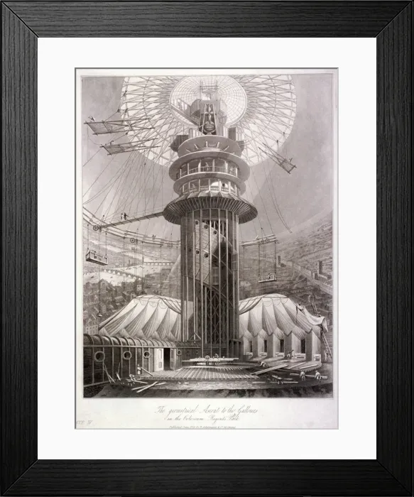 Framed Print : Regents Park, Marylebone, London, 1829 Framed Print : Regents Park, Marylebone, London, 1829