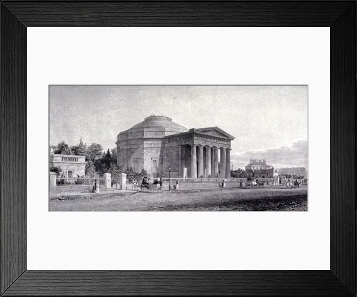 Framed Print : Regents Park, Marylebone, London, c1830 Framed Print : Regents Park, Marylebone, London, c1830