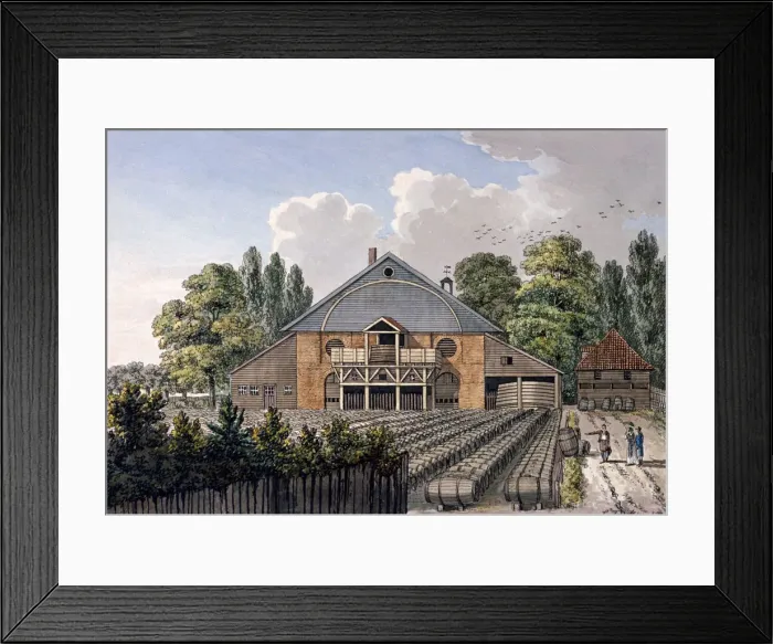 Framed Print : Cupers Gardens, Lambeth, London, 1801. Artist: Charles Tomkins Framed Print : Cupers Gardens, Lambeth, London, 1801. Artist: Charles Tomkins
