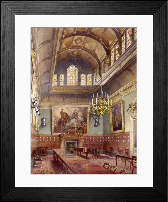 Framed Print : Armourers and Brasiers Hall, London, 1888. Artist: John Crowther Framed Print : Armourers and Brasiers Hall, London, 1888. Artist: John Crowther