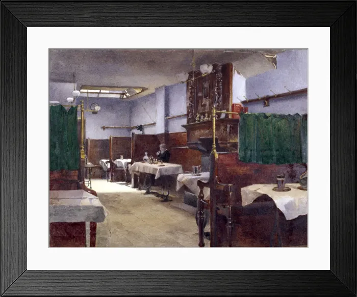 Framed Print : Cock Tavern, Fleet Street, London, 1881. Artist: John Crowther Framed Print : Cock Tavern, Fleet Street, London, 1881. Artist: John Crowther