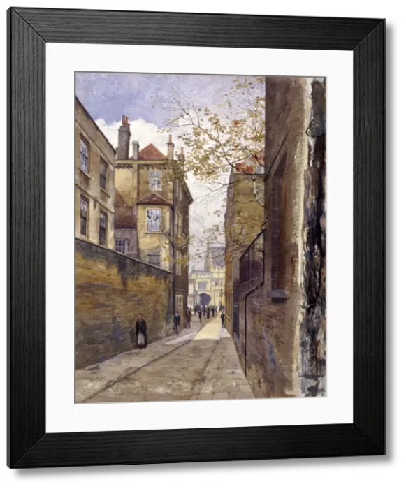 Framed Print : Public Record Office, Chancery Lane, Lane, 1881. Artist: John Crowther Framed Print : Public Record Office, Chancery Lane, Lane, 1881. Artist: John Crowther