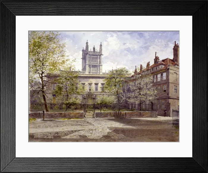 Framed Print : Cliffords Inn, London, 1880. Artist: John Crowther Framed Print : Cliffords Inn, London, 1880. Artist: John Crowther