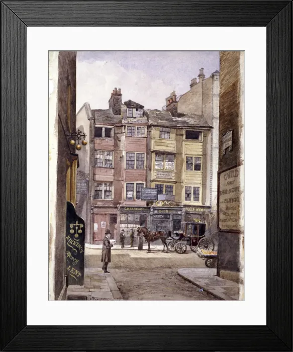 Framed Print : Aldersgate Street, London, 1886. Artist: John Crowther