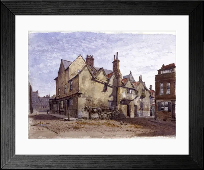 Framed Print : Cromwell House, Smithfield, London, 1880. Artist: John Crowther