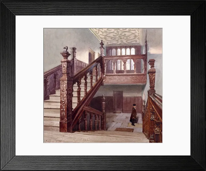 Framed Print : Charterhouse, London, 1885. Artist: John Crowther Framed Print : Charterhouse, London, 1885. Artist: John Crowther
